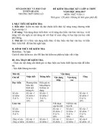 Ma trận - đề thi học kì 1 môn Văn lớp 11 THPT Sông Lô có đáp án | Ngữ văn, Lớp 11 - Ôn Luyện