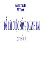 Mĩ thuât 7 - Tiết 11 - Bài 10: Đề tài 