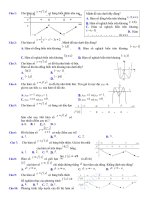 Đề kiểm tra học kì 1 môn Toán lớp 12 THPT Anhxtanh có đáp án | Toán học, Lớp 12 - Ôn Luyện