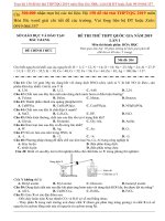 Đề thi thử THPT quốc gia 2021 - 2022 môn hóa số 1 | Đề thi đại học, Hóa học - Ôn Luyện
