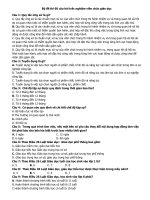 bộ đề thi 60 câu hỏi trắc nghiệm viên chức giáo dục