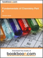 Fundamentals of Chemistry Part II - eBooks and textbooks from bookboon.com