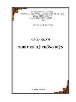 Giáo trình thiết kế hệ thống điện