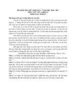 Đề thi giữa học kì 1 môn Văn lớp 12 năm 2020 - 2021 có đáp án | Ngữ văn, Lớp 12 - Ôn Luyện