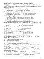 Bài tập trắc nghiệm về nhiễm điện môn Vật Lý lớp 7 | Vật lý, Lớp 7 - Ôn Luyện