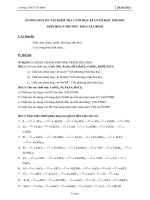 Hướng dẫn ôn tập kiểm tra cuối học kì 1 môn Hóa học lớp 9 năm học 2020-2021