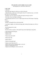 Giáo án chủ đề vật lí 6 sự nở vì nhiệt của các chất 