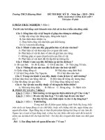 GDCD 7 - Tiết 18: Đề thi học kì 1 môn giáo dục công dân lớp 7