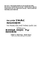 Tài liệu ôn tập thi THPT Quốc gia- Các môn Khoa học tự nhiên (Bản Word)