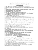 Đề cương ôn tập lịch sử 7 học kì 1 năm học 2018 – 2019 trường THCS Thanh Quan