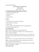 Đề cương ôn tập GDCD 6 học kì 1 năm học 2018 – 2019 trường THCS Thanh Quan