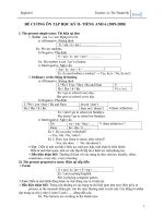 Đề ôn thi học kì 2 môn Anh lớp 6 THCS Đinh Tiên Hoàng | Tiếng Anh, Lớp 6 - Ôn Luyện