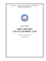Tiện chi tiết có gá lắp phức tạp