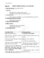 Giáo án Địa lý 7 bài 41 Thiên nhiên Trung và Nam Mĩ | Lớp 7, Địa lý - Ôn Luyện