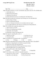 Đề thi thử học kì 2 môn Địa lý lớp 12 năm 2020 - 2021 tuyển chọn | Lớp 12, Địa Lý - Ôn Luyện