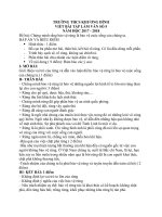 Văn 7 - Tiết 95,96 : Viết bài tập làm văn số 5