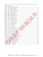 bo de hk2 toan 10 co dap an 