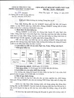 LỊCH KIỂM TRA HỌC KỲ 1 (2020-2021) LỚP 9: VĂN, ANH, TOÁN