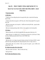 Giáo án Địa lý 9 bài 39 Phát triển tổng hợp kinh tế và bảo vệ môi trường biển đảo (tt) | Lớp 9, Địa lý - Ôn Luyện