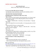 Đề cương ôn tập công nghệ 8 học kì 1 năm học 2018 – 2019 trường THCS Văn Quán