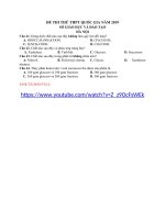 Đề thi thử THPT quốc gia 2021 - 2022 môn hóa số 10 | Đề thi đại học, Hóa học - Ôn Luyện