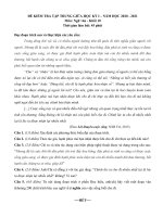 Đề thi giữa học kì 1 môn Văn lớp 10 năm 2020 - 2021 có đáp án | Ngữ văn, Lớp 10 - Ôn Luyện