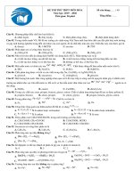 Đề thi thử THPT quốc gia 2021 - 2022 môn hóa số 128 | Đề thi đại học, Hóa học - Ôn Luyện