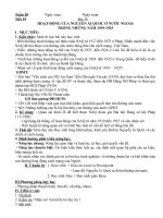 Giáo án lịch sử 6 soạn theo công văn 5512 bộ GD  ki 2 