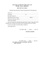 Đơn xin xác nhận hoàn thành nghĩa vụ quân sự