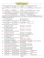 242 câu trắc nghiệm lý thuyết cơ bản ôn thi Quốc Gia 2017-có đáp án