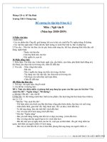 Đề cương ôn tập ngữ văn 8 học kì 2 năm học 2018 – 2019 trường THCS Thăng Long