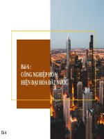 Bài giảng giáo dục công dân 11   bài 6 công nghiệp hóa, hiện đại hóa đất nước