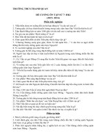 Đề cương ôn tập lịch sử 7 học kì 1 năm học 2016 – 2017 trường THCS Thanh Quan