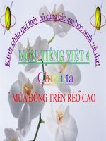 bài Chính tả - Nghe - viết Mùa đông trên rẻo cao, phân biệt l-n | Ngữ văn, Lớp 4 - Ôn Luyện