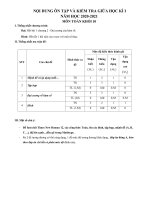 Đề cương ôn tập giữa học kì 1 môn Toán lớp 10 THPT Việt Đức | Toán học, Lớp 10 - Ôn Luyện