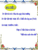 Tổng hợp giáo án Âm nhạc 8 cả năm do GV TKNgân biên soạn | Lớp 8, Âm nhạc - Ôn Luyện