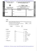 Đề thi HSG môn Tiếng Anh lớp 9 sở GD&ĐT Kiên Giang năm 2012-2013