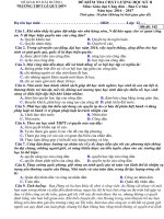 Đề thi thử học kì 2 môn GDCD lớp 12 chọn lọc | Lớp 12, Giáo dục công dân - Ôn Luyện