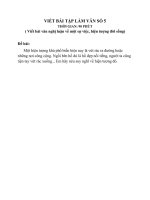 Văn 9 - Tiết 104,105  - Viết bài tập làm văn số 5