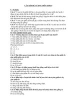 Đề cương ôn tập sinh 9 học kì 2 năm học 2019 – 2020 trường THCS Đinh Trang Hòa