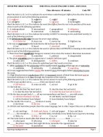 Bộ đề thi học kì 2 môn Anh lớp 12 có đáp án | Tiếng Anh, Lớp 12 - Ôn Luyện