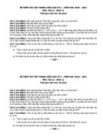 Đề thi giữa học kì 1 môn Lý lớp 12 năm 2020 - 2021 có đáp án | Lớp 12, Vật lý - Ôn Luyện