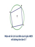 Hình học 9 - Tiết 48 - Tứ giác nội tiếp