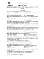 Bài tập trắc nghiệm về quan học môn Vật Lý lớp 7 mã 2 trong Sách bài tập | Vật lý, Lớp 7 - Ôn Luyện