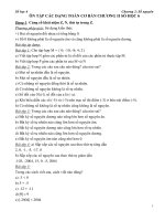 Đề cương ôn tập các dạng số nguyên toán 6 học kì 1 năm học 2019 – 2020 trường THCS Văn Quán