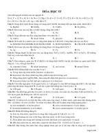 Đề thi thử THPT quốc gia 2021 - 2022 môn hóa số 15 | Đề thi đại học, Hóa học - Ôn Luyện
