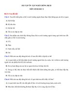 Đề cương ôn tập sinh 8 học kì 2 năm học 2019 – 2020 trường THCS Đinh Trang Hòa