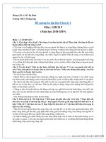 Đề cương ôn tập GDCD 9 học kì 1 năm học 2018 – 2019 trường THCS Thăng Long