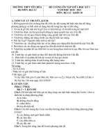 Đề cương ôn tập học kì 1 môn Địa lớp 10 năm 2019 - 2020 | Lớp 10, Địa lý - Ôn Luyện