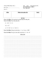 Toán 8 Đề kiểm tra Kiểm tra 15 phút đại (B1)HKI (1)